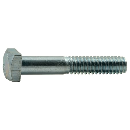 Midwest Fastener Square Head Bolt, Steel, Grade 2, Zinc Plated, 1/4"-20 Thread Size, 1-1/2" Lg, 12 PK 39743